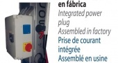 Enchufe eléctrico integrado (en fabrica)