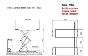 Plan 3 tonnes EVO III R [13203] DT3000 sur sol