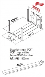 Plan du pont élévateur